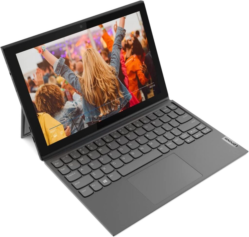 2022 Newest Lenovo Tablet Duet 3i | 10.3 inch FHD Touchscreen | Intel Celeron N4020 | 4G Memory | 64GB eMMC | Windows 11 S | Keyboard Included (Renewed)