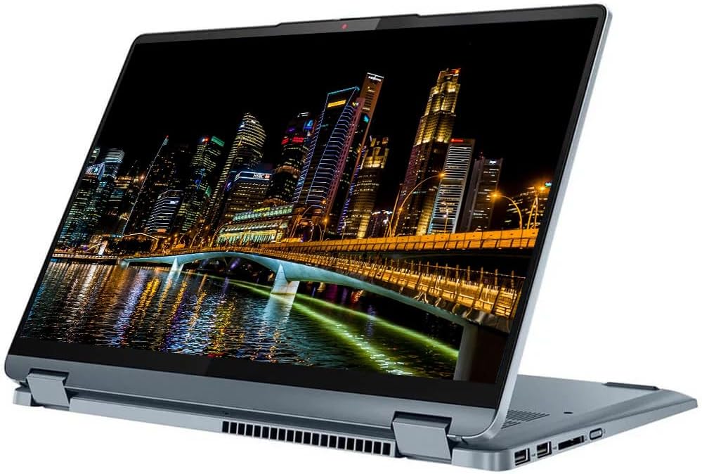 Lenovo 2023 Convertible 2-in-1 Laptop,14 IPS 2K(2240x1400) Touchscreen, Intel 10-Core Processor i7-1255U Up to 4.60GHz, 16GB Ram, 512GB SSD, Backlit Keyboard, Fingerprint Reader, Win11 OS(Renewed)