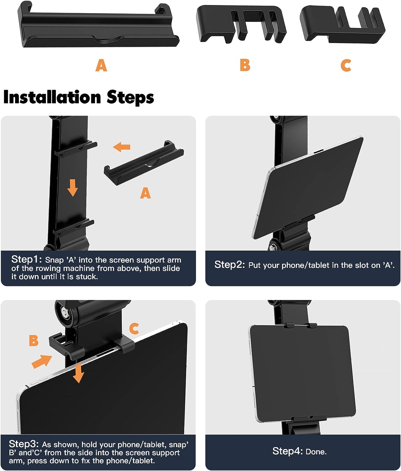 Phone and Tablet Holder for Concept 2 Rowing Machine Review