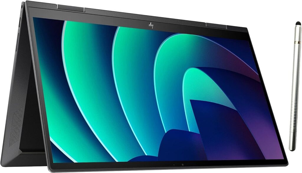 2022 Newest HP ENVY 2-in-1 Laptop, 15.6 IPS FHD Touchscreen, AMD Ryzen 5 5625U( i7-1165G7), 32GB DDR4, 1024GB SSD, Backlit Keyboard, Fast Charge, Amazon Alexa, Wi-Fi 6E, W/ stylus, Windows 11, Black