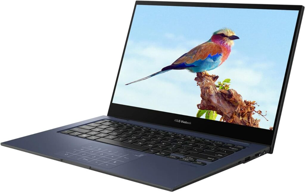 ASUS Vivobook Thin and Light 2-in-1 Touchscreen Laptop, 14 Touch Display, Intel Dual-core Processor, 4GB RAM, 192GB Storage (128GB SSD, 64GB eMMC), Intel UHD Graphics, Windows 11 in S Mode