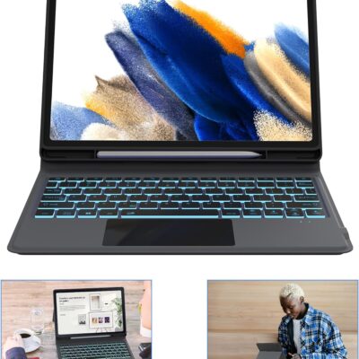 DOMEUN Galaxy Tab A8 Case with Keyboard Review