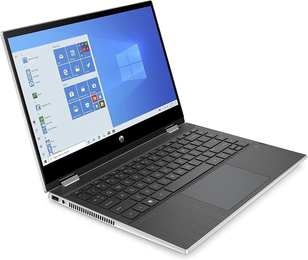 HP Pavilion x360 Laptop,14Touchscreen 2in1 Convertible Newest,Intel Core i5-1135G7(Beats i7-1065G7),16GB RAM,1TB PCle SSD,Intel Iris Xe Graphics,Webcam,Win 11 Silver w/GMAccessories,‎Natural Silver