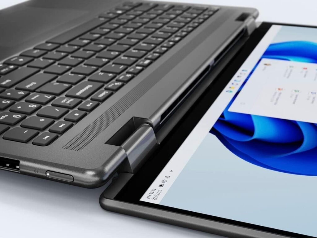 Lenovo 2022 Newest Yoga 7i 16 2.5K Touch 2-in-1 Laptop Intel Evo Platform Core i5-1240P, 8GB Memory, 1TB SSD, Backlit Keyboard, Fingerprint, Windows 11, Storm Grey, W/GaLiMu