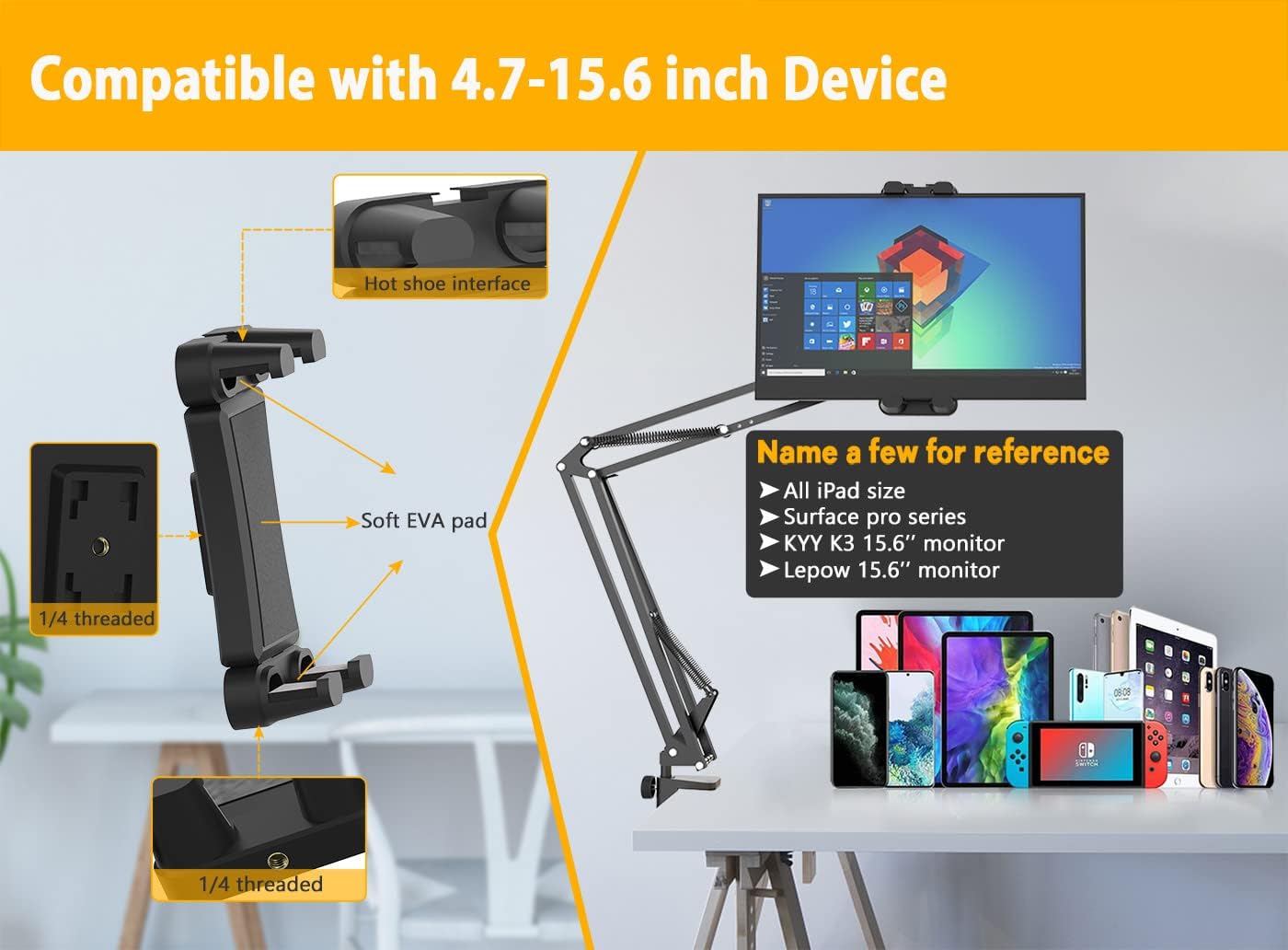 LenTok Desk Tablet Arm Mount Review