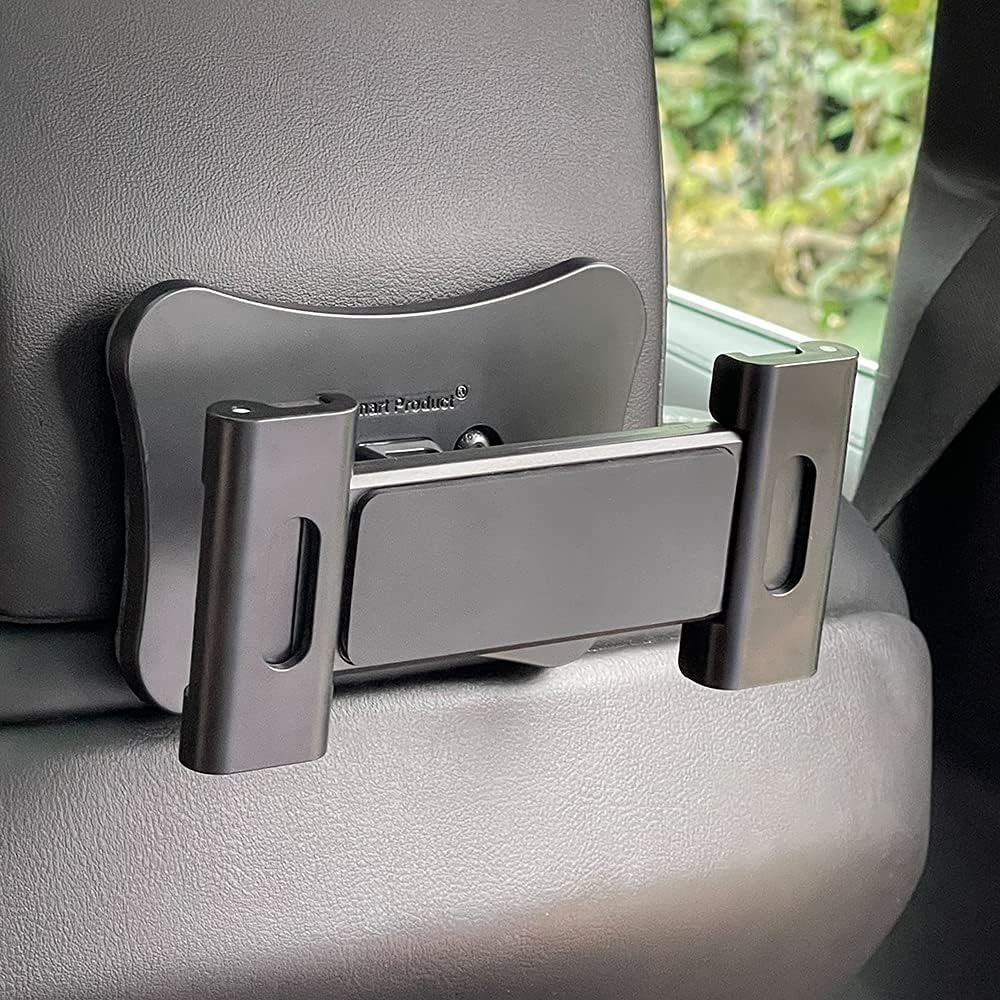 SmartProduct Car Tablet Holder compatible for Volvo XC90 XC60 V90 V60 S90 S60 (model 2017 or newer), Back Seat Headrest Mount compatible with all iPad Pro Air Mini, Galaxy Tabs, 4.7-12.9 Tablets