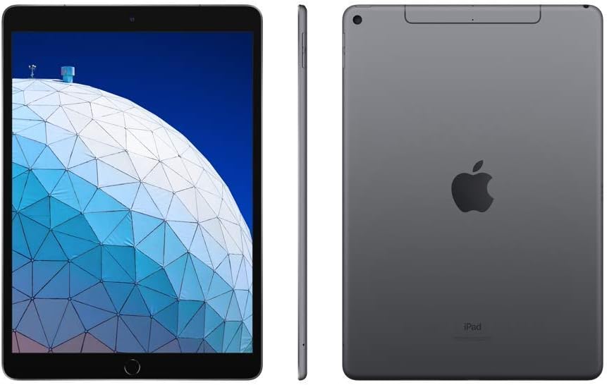 2019 Apple iPad Air (10.5-inch, WiFi, 64GB) - Space Gray (Renewed Premium)