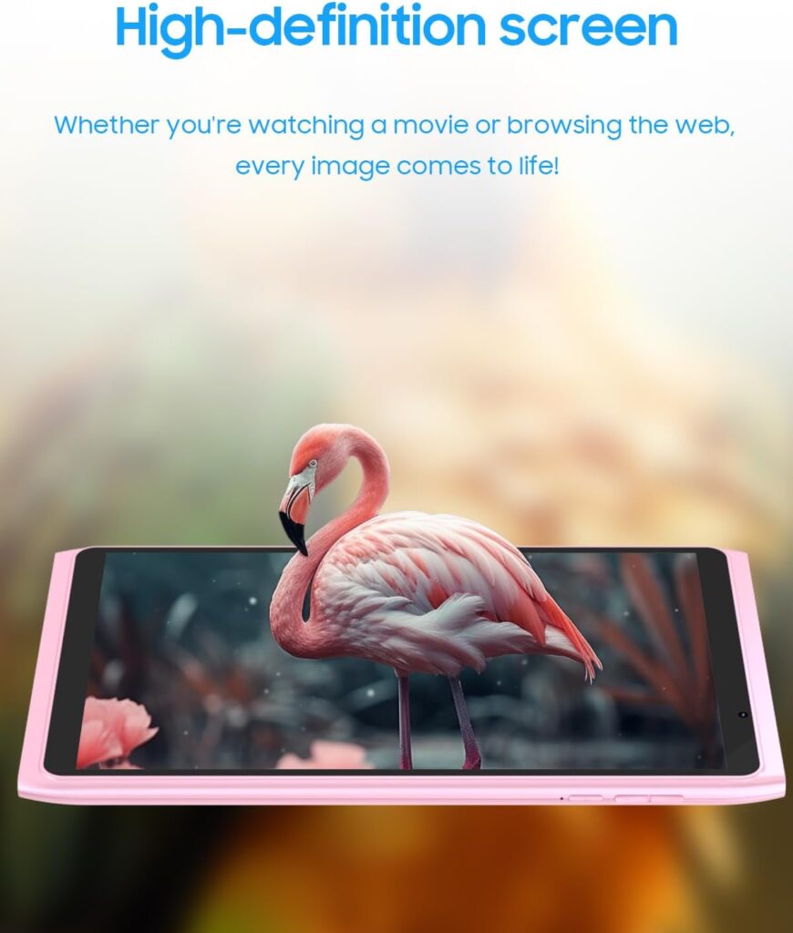 Bnegynng Tablet 8 Inch Android 12 Tablets, 2GB RAM 32GB ROM 512GB Expand, WiFi6, Quad-Core Processor, Dual Camera, IPS HD Touch Screen, Long Battery Life Tablet PC