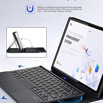 Doohoeek 12.4-inch Bluetooth Keyboard Case Review
