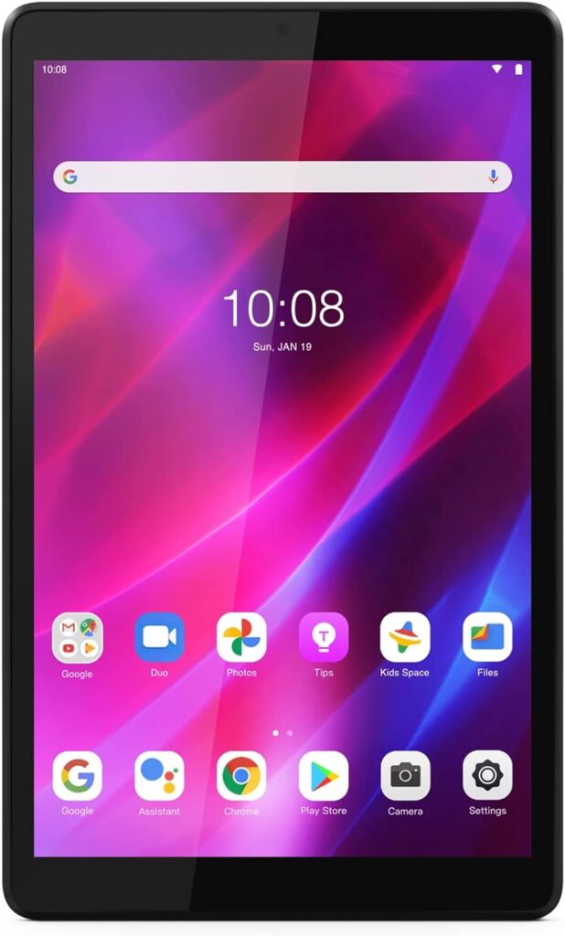 Lenovo Tab M8 Tablet, 8 HD IPS Display, Android 11, Quad-Core Processor, 3GB Ram, 32GB Storage, Long Battery Life, SD Card Slot, , w Accessories Gray