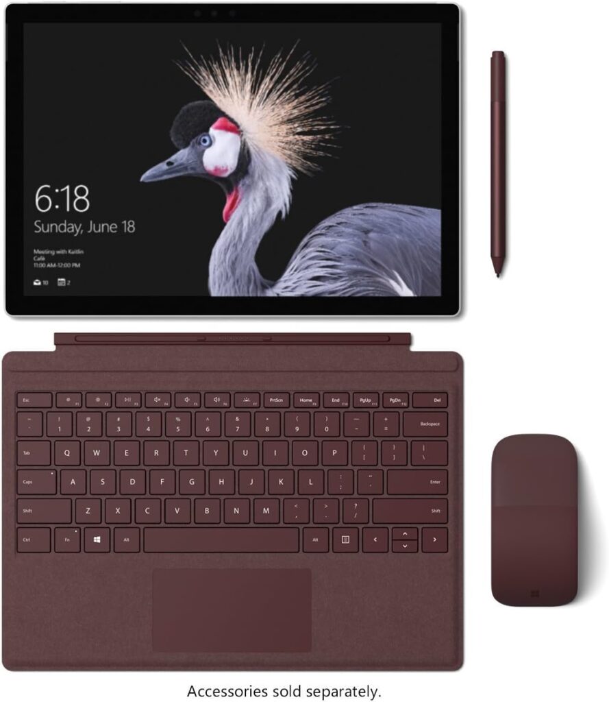 Microsoft Surface Pro (5th Gen, 1796) Intel Core M 4GB RAM / 128GB, 2017 model (Renewed)