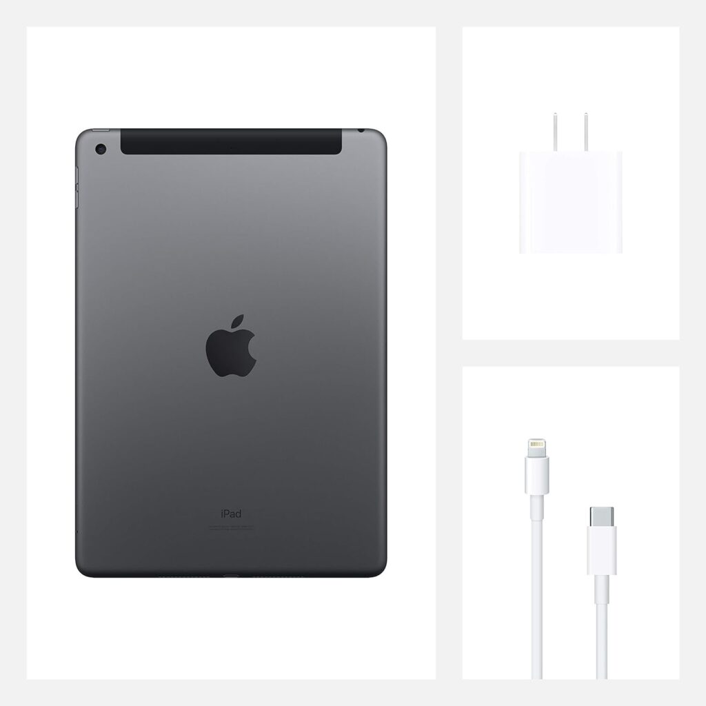 2020 Apple iPad (10.2-inch, Wi-Fi, 32GB) - Space Gray (8th Generation) (Renewed)