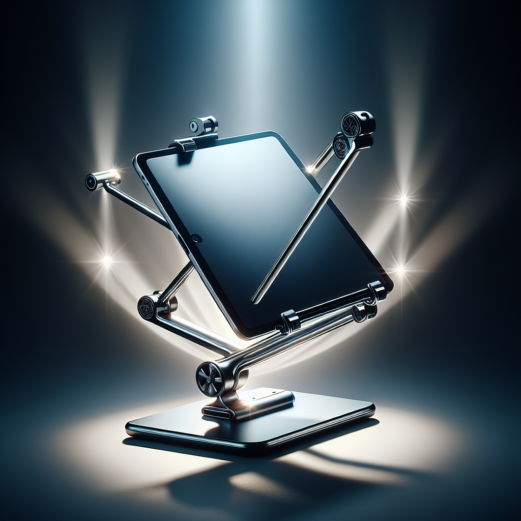LanPavilion iPad Stand, Adjustable iPad Floor Stand Metal Tablet Holder with Flexible Gooseneck, Compatible with iPad, Kindle, and Cell Phones (4.7-13), Ideal for Watching Movie, Hands-Free Use