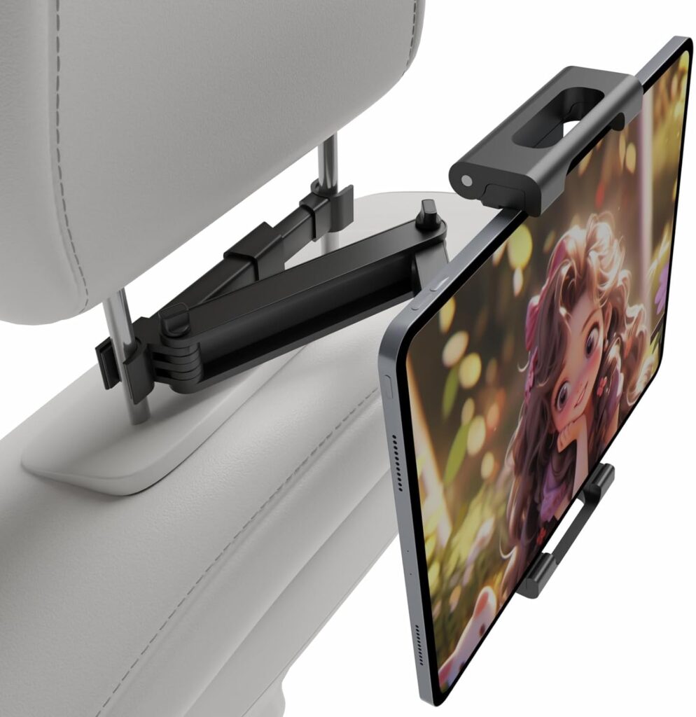 Lumigens Car Tablet Holder - iPad Holder for Car Backseat - Car Tablet Holder Back Seat for Kids Adults - Tablet ipad Car Mount