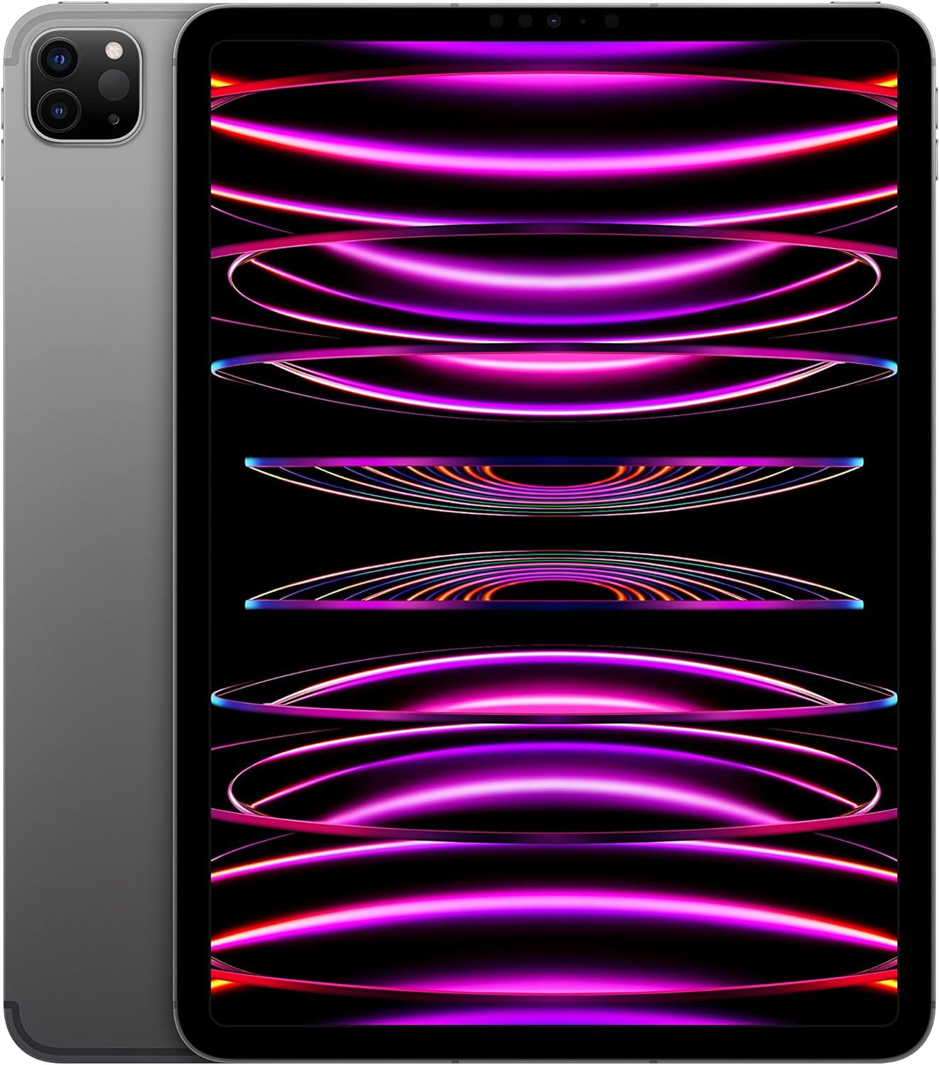2022 Apple iPad Pro (11-inch, Wi-Fi + Cellular, 128GB) - Space Gray (Renewed)
