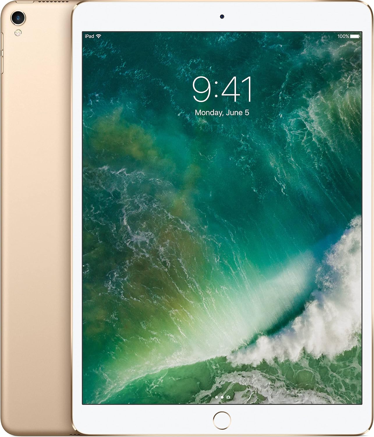 Apple iPad Pro 10.5in 64GB WiFi Rose Gold (2017) (Renewed)