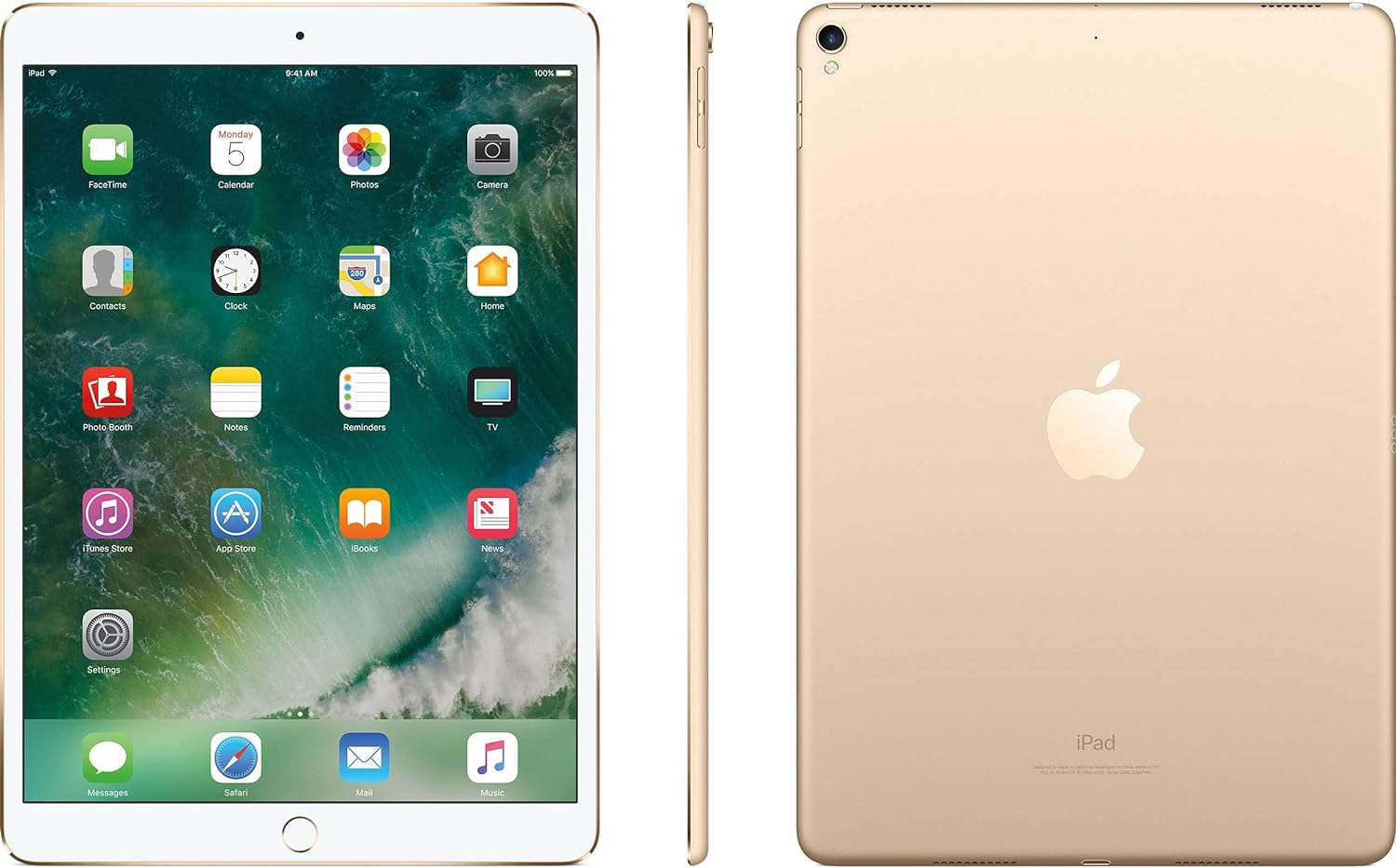 Apple iPad Pro 10.5in 64GB WiFi Rose Gold (2017) (Renewed)