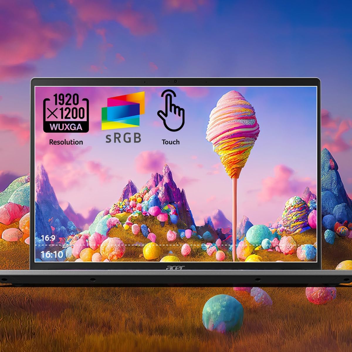acer Swift Go 14 Intel Evo Thin  Light Laptop | 14 OLED 2880 x 1800 90Hz Display | Unlock AI Experiences | Intel Core Ultra 5 Processor 125H | Intel ARC | 16GB LPDDR5X | 512GB SSD | SFG14-72-53BP