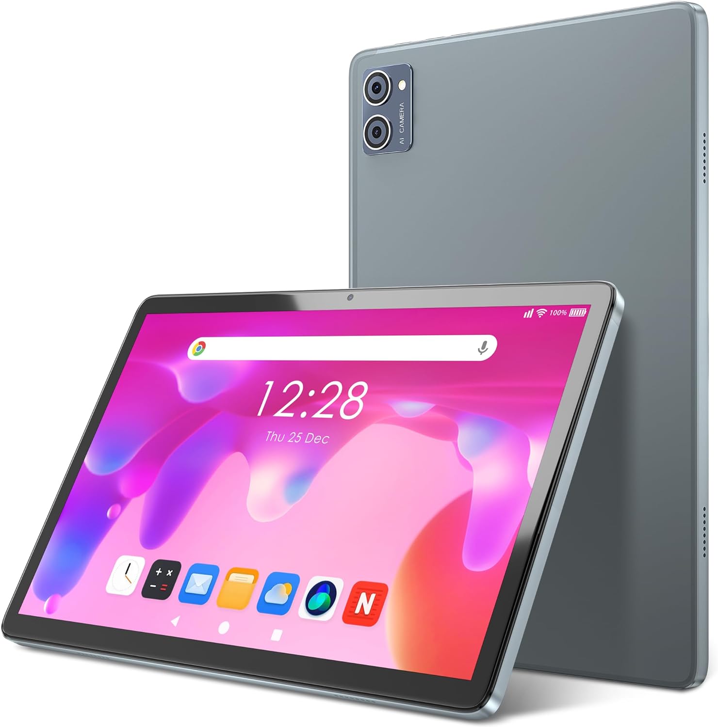 jumper Tablet, 10 Inch 8GB RAM 128GB Storage Android Tablets, Octa-Core Processor, FHD 1200x1920 Pixels Display, 5MP+13MP Camera, 5G WiFi, Bluetooth 5.0, USB Type-C, 6000mAh Battery, GPS.