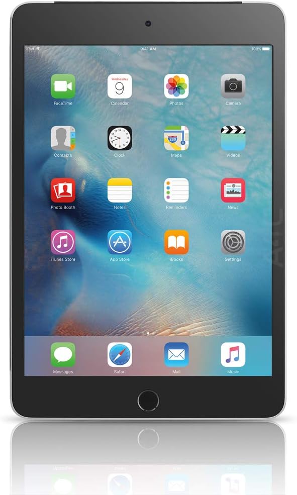 Apple iPad Mini 4, 16GB, Space Gray - WiFi + Cellular (Renewed)