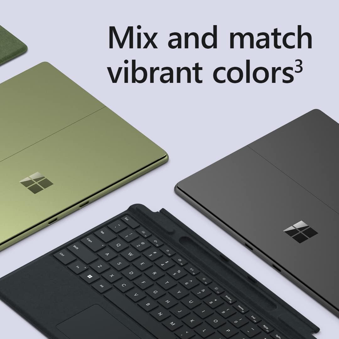 Microsoft Surface Pro 9-12 Tablet and Laptop Computer with Windows 11 Professional, i5-1245U 10 Core, 16GB RAM, 256GB SSD, 2880 x 1920 Intel Iris Xe, Ideal for Gaming, Graphite QIA-00019