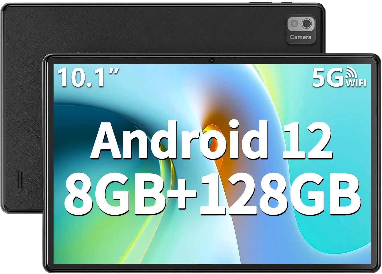 SGIN 8GB RAM 128GB ROM Tablet, Android 12 Octa-Core 2.0Ghz, 10 Inch Tablets Computer with 1280 * 800 HD IPS Srceen, 5MP+8MP Camera, WiFi, Bluetooth, 6000mAh