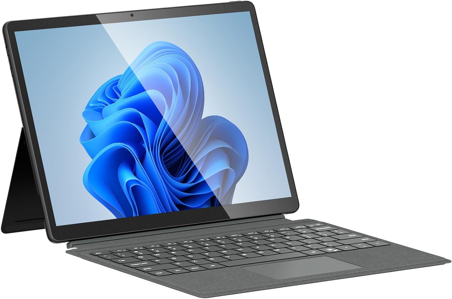 UOGIC OX9 2-in-1 Tablet  Laptop, 13 Touchscreen Display, Built-in Intel Core 12th Gen i7 1255U Fast Processor, Front and Rear Cameras, 32GB Ram, 1TB SSD with Windows 11 pro, Black