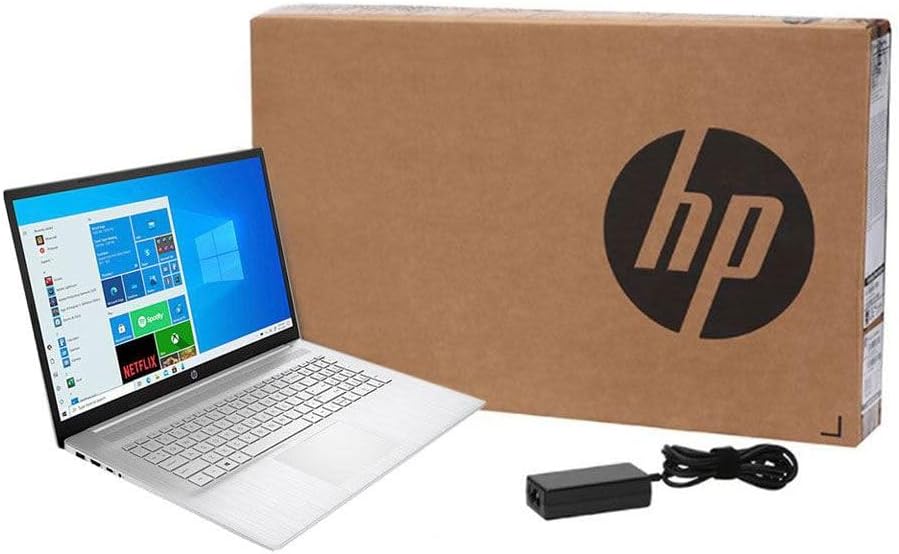 HP 2023 Newest Laptop Pavilion 17.3 HD+ Laptop Computer, AMD Ryzen 3 7320U(Up to 4.1GHz, Beat i3-1125G4), AMD Radeon Graphics, 8GB DDR5 RAM, 256GB NVMe SSD, WiFi 6, HDMI, Numeric Keypad, Windows 11