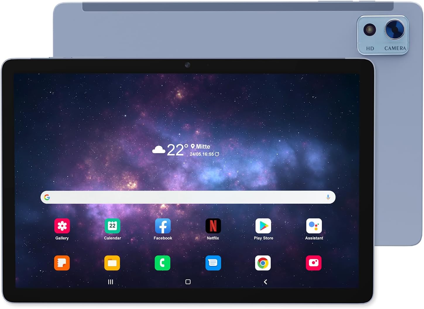 10.1 inch Android 12 Tablet, Octa-Core CPU, 12(6+6) GB RAM+128GB ROM+1TB Expandable Computer Tablets PC, 1920 * 1200 FHD IPS Screen, 5+13MP Dual Camera, GMS Certified Tablet Blue