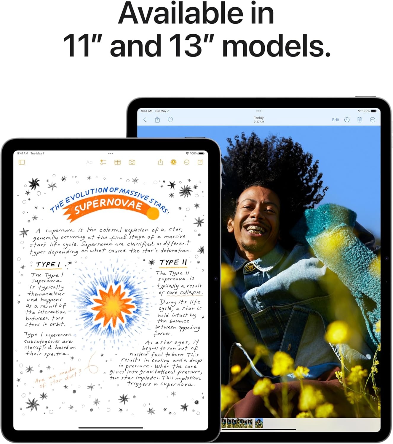 Apple iPad Air 11-inch (M2): Liquid Retina Display, 128GB, Landscape 12MP Front Camera/12MP Back Camera, Wi-Fi 6E, Touch ID, All-Day Battery Life — Purple