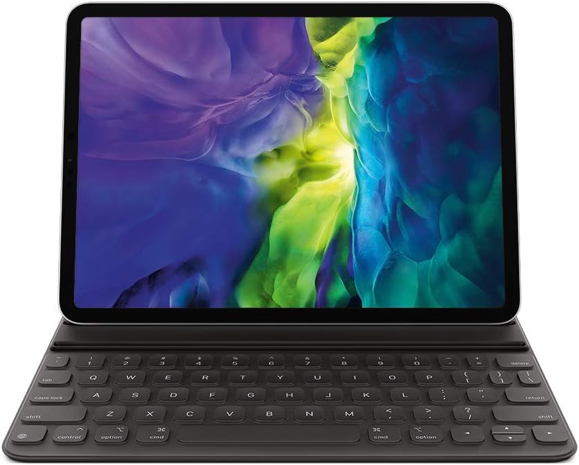 Apple Smart Keyboard Folio: iPad Keyboard case for iPad Pro 11-inch (1st, 2nd, 3rd, 4th Generation) and iPad Air (4th, 5th Generation), Two Viewing Angles, Front Back Protection, US English - Black