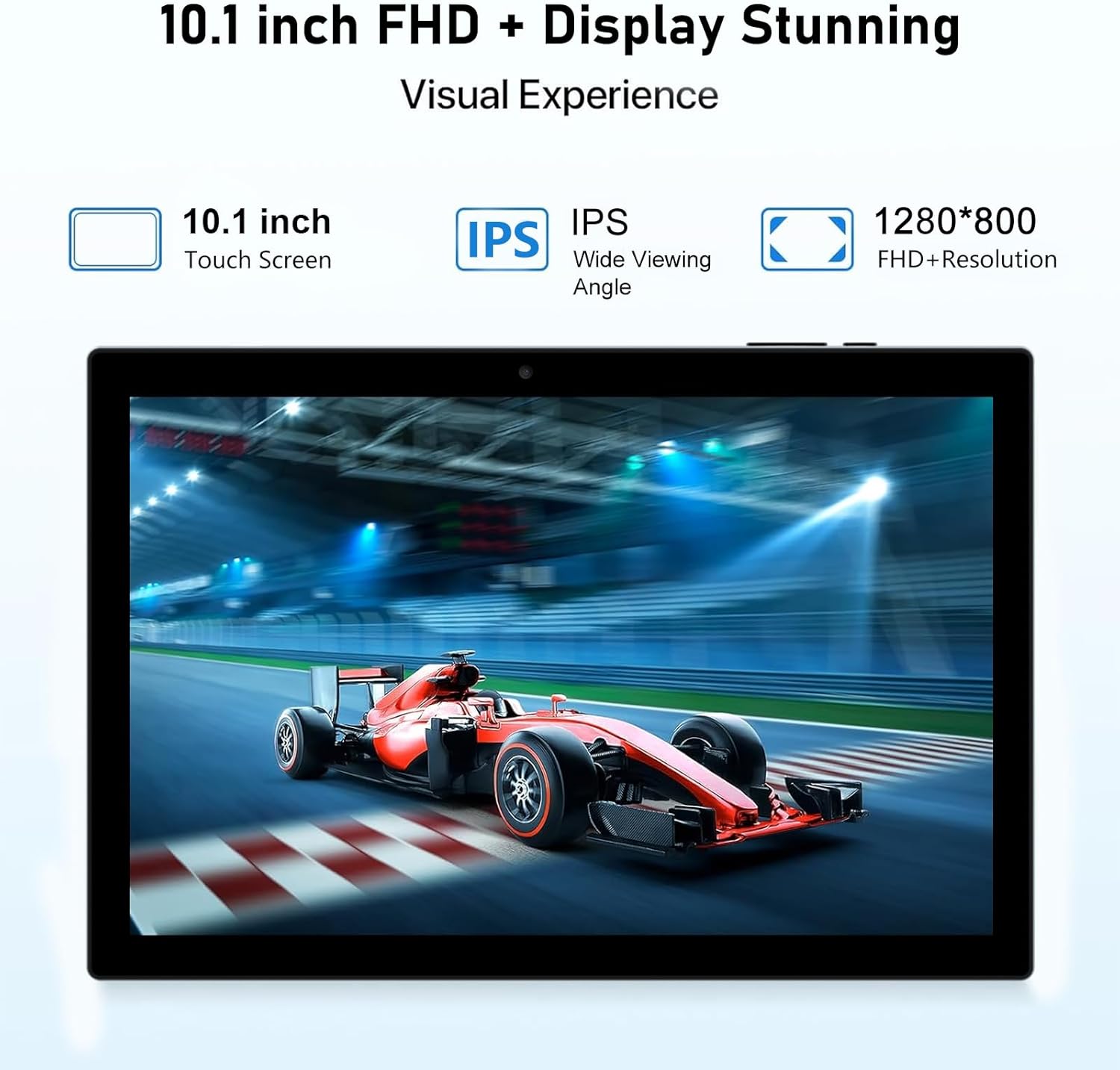 Android 14 Tablet, 10 Inch 8GB RAM+64GB ROM+1TB Expand, 1.8Ghz Quad-core Processor, 2 in 1 Tablets with Keyboard/Mouse/Case/Stylus, 8MP Camera, 6000mAh Battery, 1280 * 800 HD Screen, 5G WiFi 6 Tablet